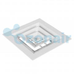 SHUFT 4CA 450x450 алюминиевая потолочная решетка