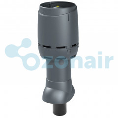 FLOW 110P/ИЗ/350 серый 350297, вент. выход (с колпаком)